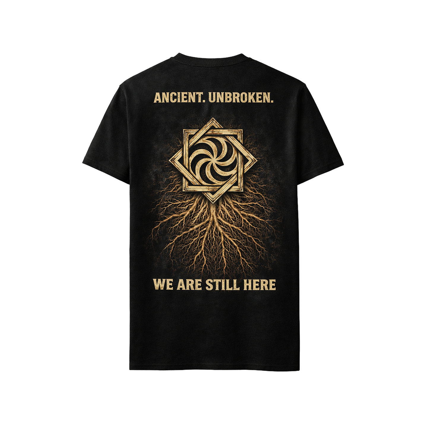 WE WERE HERE TSHIRT -BLACK