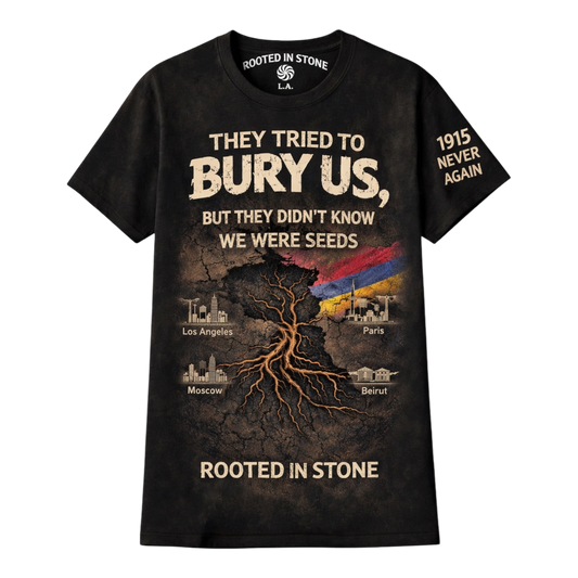 WE WERE SEEDS TSHIRT - BLACK