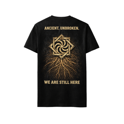 WE WERE HERE TSHIRT -BLACK
